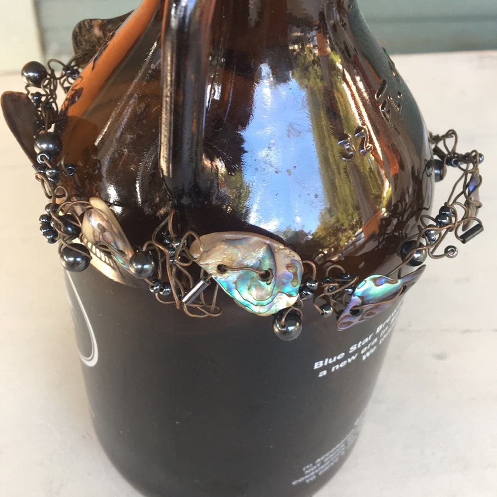 Handmade Paua Shell Choker Necklace